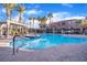 Inviting community pool with spa and lounge chairs at 950 Seven Hills Dr # 714, Henderson, NV 89052