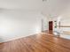 Bright living room with hardwood floors and high ceilings at 1265 Del Lilly Ln, Las Vegas, NV 89123