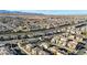 Aerial view of a neighborhood with houses and streets at 10281 Grey Pine Ct, Las Vegas, NV 89166