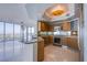 Modern kitchen with granite countertops and stainless steel appliances at 222 Karen Ave # 3907, Las Vegas, NV 89109