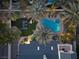 Bird's-eye view of a luxurious pool and backyard oasis at 2337 Prometheus Ct, Henderson, NV 89074