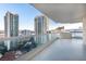 Private balcony with city views at 2747 Paradise Rd # 2105, Las Vegas, NV 89109