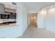 Bright hallway with light walls and tile flooring at 2747 Paradise Rd # 2105, Las Vegas, NV 89109