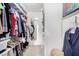 Large walk-in closet with ample shelving and hanging space at 500 Sutters Mill Rd, Henderson, NV 89014