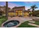 Stunning backyard oasis with a spa and fire pit at 6 Via Mira Monte, Henderson, NV 89011