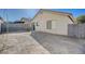 Backyard with a large grassy area and a block wall at 6754 Broadacres Ranch St, Las Vegas, NV 89148