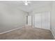 Bedroom with carpeted floor and ceiling fan at 232 Punto Di Vista Dr, Henderson, NV 89011