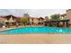 Inviting community swimming pool with ample deck space at 4082 Crete Ln # A, Las Vegas, NV 89103