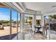 Breakfast nook with patio doors leading to backyard at 73 Kittansett Loop, Henderson, NV 89052