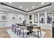 Bright dining room with a large table and statement artwork at 73 Kittansett Loop, Henderson, NV 89052