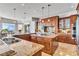 Modern kitchen with stainless steel appliances at 73 Kittansett Loop, Henderson, NV 89052