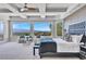 Main bedroom with large windows and mountain views at 73 Kittansett Loop, Henderson, NV 89052