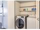 Convenient laundry room with washer and dryer included at 7905 Esterbrook Way # 101, Las Vegas, NV 89128