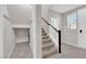 Staircase and coat closet in the entryway at 10223 Aragon Crown Rd, Las Vegas, NV 89135