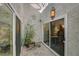 Peaceful courtyard with plants and access to multiple rooms at 2545 Swan Ln, Las Vegas, NV 89121