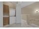 Convenient upper-level laundry room with stackable washer/dryer at 30 Via Vasari # 104, Henderson, NV 89011