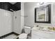 Bathroom with a shower/tub combo and vanity at 5379 Surrey St, Las Vegas, NV 89119