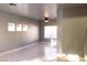 Dining area with light blue walls, white marble floors, and windows at 6524 Rain Forest Dr, Las Vegas, NV 89108