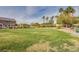 Landscaped green space with walking path at 6624 Lavender Lilly Ln # 1, North Las Vegas, NV 89084