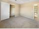 Simple bedroom with carpet and a large closet at 256 Camelback Ridge Ave, Henderson, NV 89012