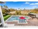 Luxury home with private pool and spa; expansive backyard at 11664 Morning Grove Dr, Las Vegas, NV 89135