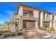 Modern two-story townhome with landscaped front yard at 3304 Viola Hills Ave, Henderson, NV 89044