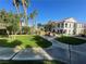 Landscaped courtyard with seating area in the Mansion Ridge community at 700 Carnegie St # 4213, Henderson, NV 89052