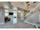 Open concept living area with high ceilings at 994 Nellie Jo Dr, Las Vegas, NV 89123