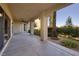 Spacious covered patio with access to interior; features sliding glass doors at 40 Luce Del Sole # 1, Henderson, NV 89011