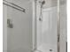 Simple shower with single shower head at 5732 Swan Bridge St, North Las Vegas, NV 89081