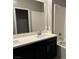 Clean bathroom, featuring a double sink vanity and shower/tub combo at 798 Clouded Valley Ave, North Las Vegas, NV 89086