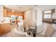 Kitchen features light wood cabinets and a kitchen island at 10613 Turquoise Valley Dr, Las Vegas, NV 89144