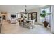 Elegant dining room with a chandelier and large mirrors at 12221 Terrace Verde Ave, Las Vegas, NV 89138