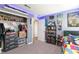 Well-organized closet with shelving and hanging rods at 3914 Weld Ave, Pahrump, NV 89061