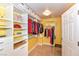 Brightly lit, spacious closets with custom built-ins at 200 W Sahara Ave # 601, Las Vegas, NV 89102