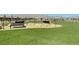 Spacious dog park with artificial turf and benches at 2238 Thelen Ave, North Las Vegas, NV 89086