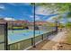 Well-lit pickleball courts with mountain views at 41 Sun Mirage Ave, Henderson, NV 89011