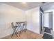 Small breakfast nook with tile floor and bistro table set at 2016 Embrey Ave, Las Vegas, NV 89106