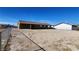 Large backyard with a chain link fence and ample space at 2041 Kearney St, Pahrump, NV 89048