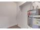 Laundry room with shelving and new Rheem water heater at 4432 Halbert Ave, Las Vegas, NV 89110