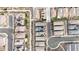 Aerial view of houses with solar panels and landscaped yards at 8040 Mercury Skye St, Las Vegas, NV 89166