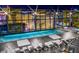 Luxury rooftop pool with city views and comfortable lounge chairs at 3722 Las Vegas Blvd # 2309, Las Vegas, NV 89158