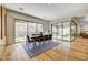 Bright dining room with sliding doors to backyard at 445 Venticello Dr, Las Vegas, NV 89138