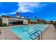 Resort-style swimming pool with a large sundeck at 15 Santo Mio Ct, Henderson, NV 89011