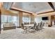 Modern meeting room with large table and city views at 2700 Las Vegas Blvd # 3705, Las Vegas, NV 89109