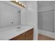 Clean bathroom with single sink and shower/tub combo at 5240 Janfred Ct # 6, Las Vegas, NV 89103