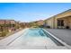 Clean lines and refreshing water in this private pool at 1143 Tortoise Mountain Dr, Mesquite, NV 89034