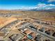 Aerial view of a new neighborhood development with mountain views at 647 Quarry Pass, Mesquite, NV 89034