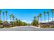 Ardiente community entrance with palm trees and landscaped medians at 3709 Citrus Heights Ave, North Las Vegas, NV 89081