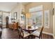 Charming breakfast nook with a round table and window seating at 7521 Apple Springs Ave, Las Vegas, NV 89131